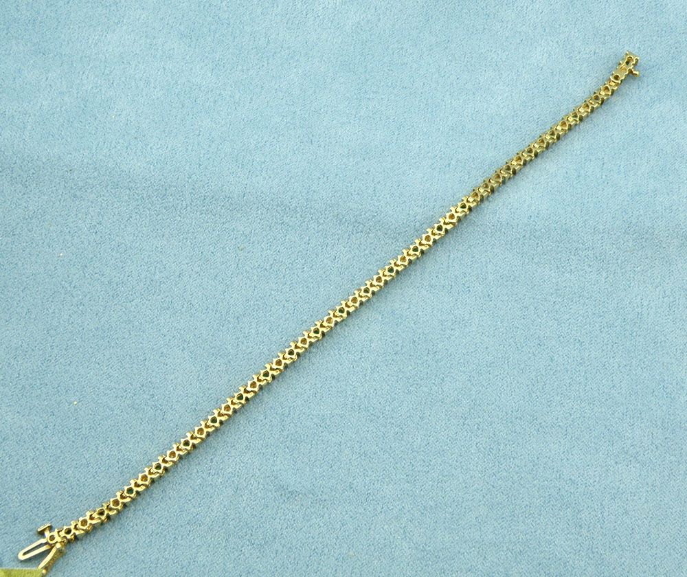 2.00cttw Emerald & Diamond Tennis Bracelet,7"-14K Yellow Gold 2.00cttw Emerald & Diamond Tennis Bracelet,7"-14K Yellow Gold