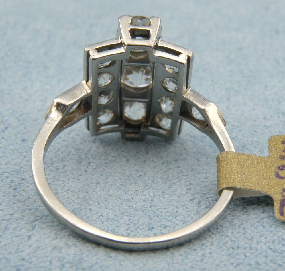 Gorgeous 3.20cttw Old Mine Cut Diamond Platinum Dinner/AnniversaryRing,Size8.25 Gorgeous 3.20cttw Old Mine Cut Diamond Platinum Dinner/AnniversaryRing,Size8.25