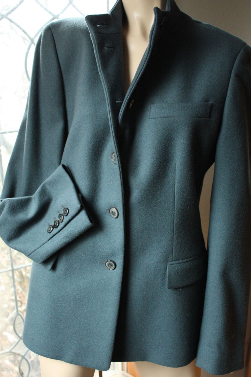 Italian made Calvin Klein Turquoise Jacket, Size 8 Italian made Calvin Klein Turquoise Jacket, Size 8