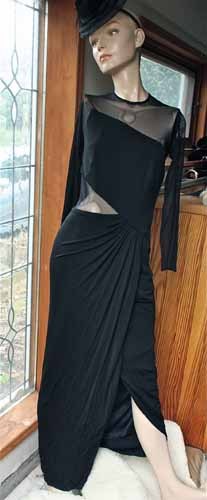 Tadashi Black cut-out evening gown, Size small Tadashi Black cut-out evening gown, Size small