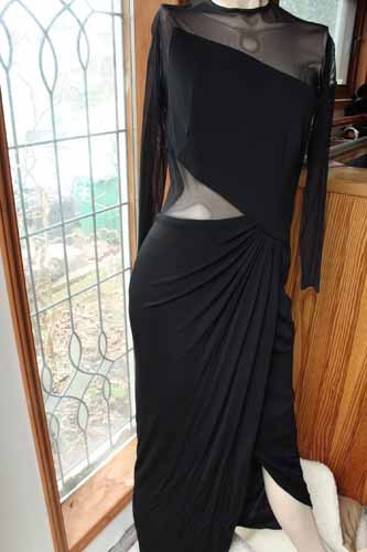 Tadashi Black cut-out evening gown, Size small Tadashi Black cut-out evening gown, Size small