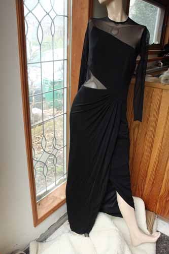 Tadashi Black cut-out evening gown, Size small Tadashi Black cut-out evening gown, Size small