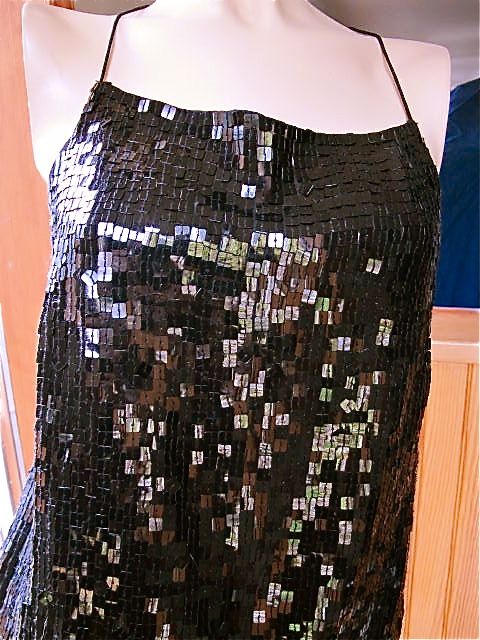 DKNY Silk Sequin Top, Large DKNY Silk Sequin Top, Large