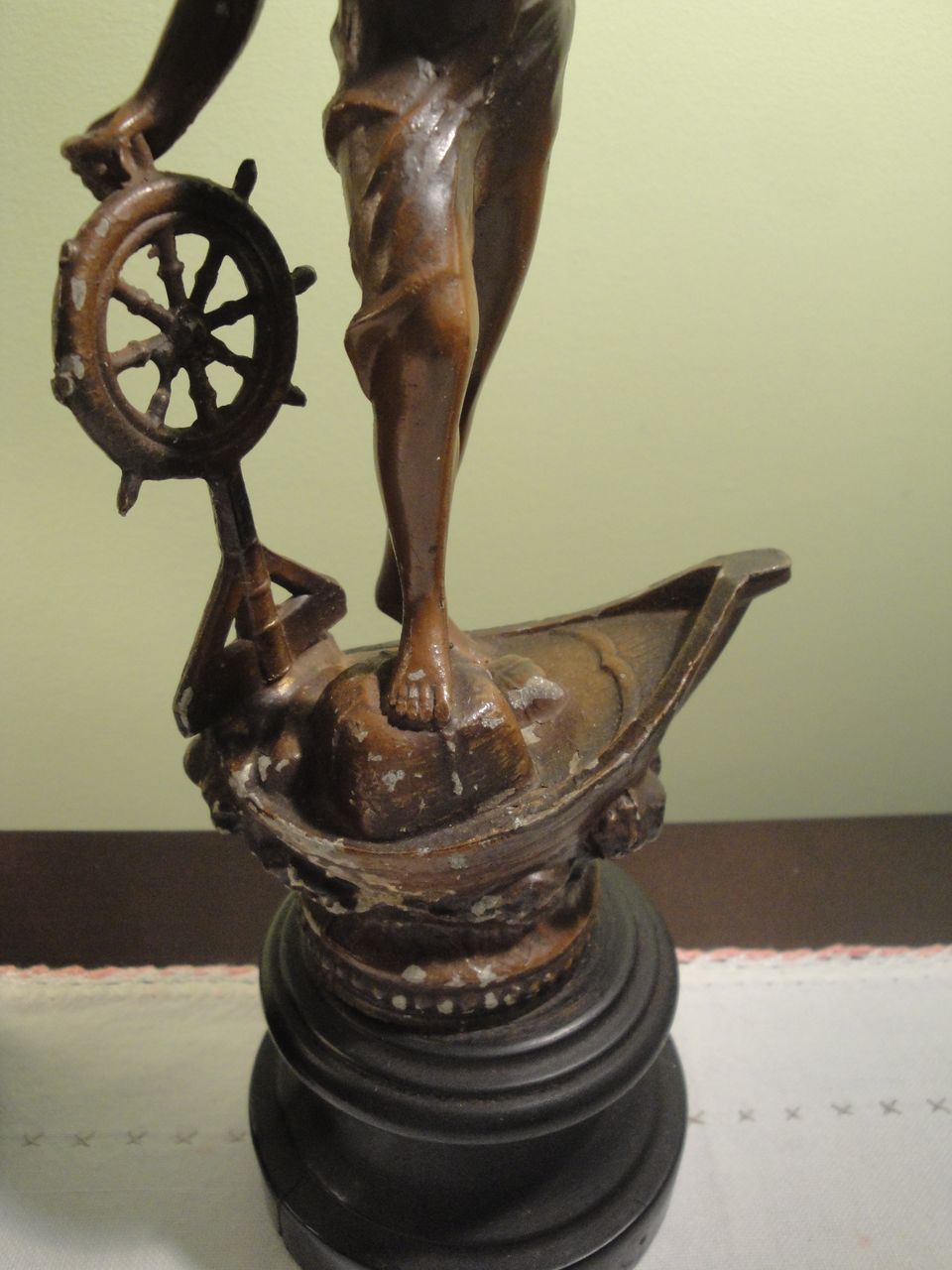 Victorian Pair Spelter Figurines Victorian Pair Spelter Figurines