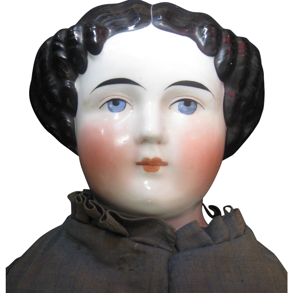 Statuesque 31" China lady in incredible original dress. Statuesque 31" China lady in incredible original dress.