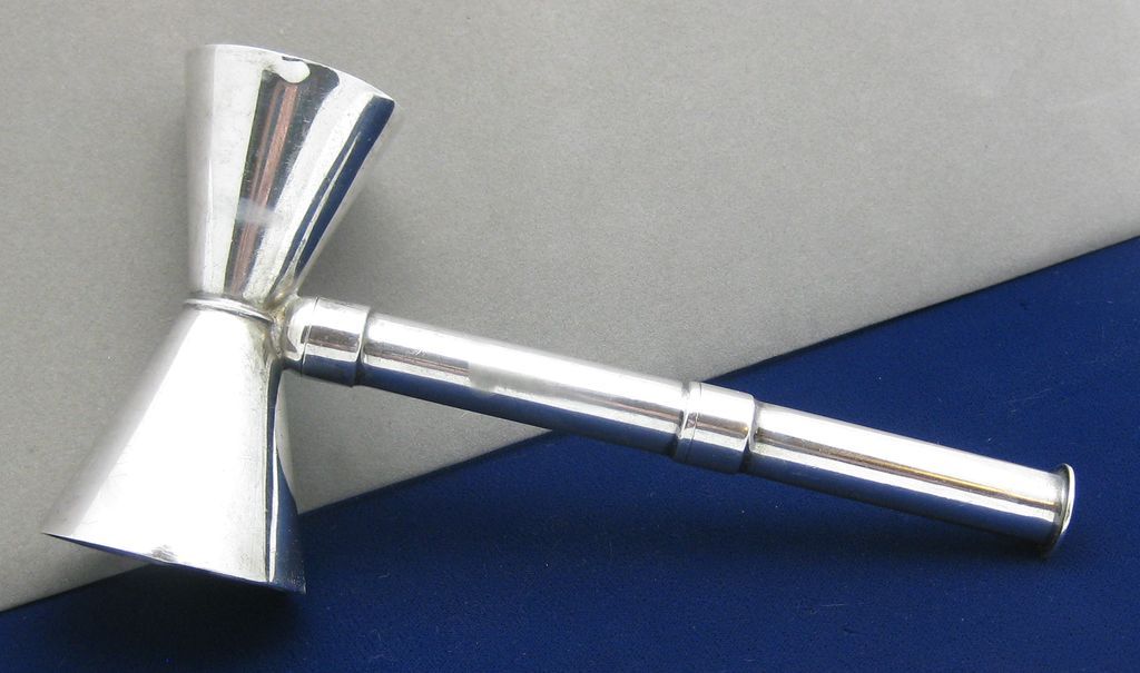 Double Jigger Cork Screw Three - in - One Vintage Bar Item Double Jigger Cork Screw Three - in - One Vintage Bar Item