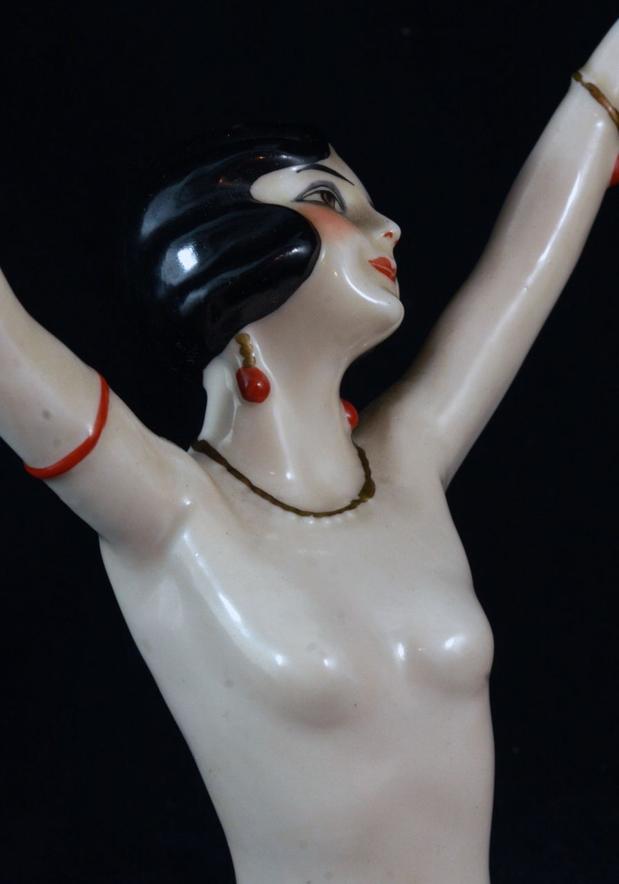 Antique German Large Half Doll Pin Cushion c1920 Antique German Large Half Doll Pin Cushion c1920