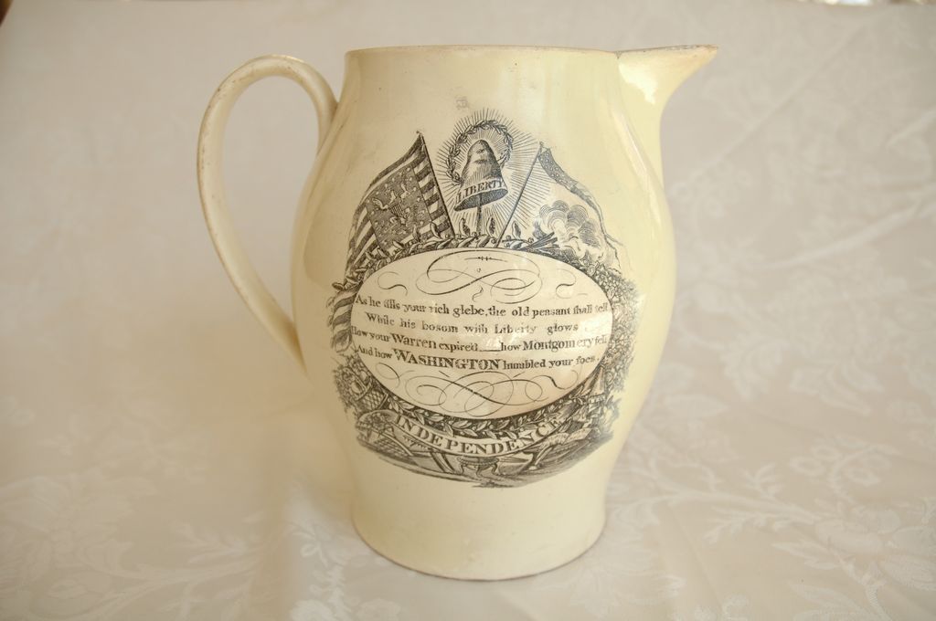 George Washington Memorial Creamware, circa 1804 George Washington Memorial Creamware, circa 1804