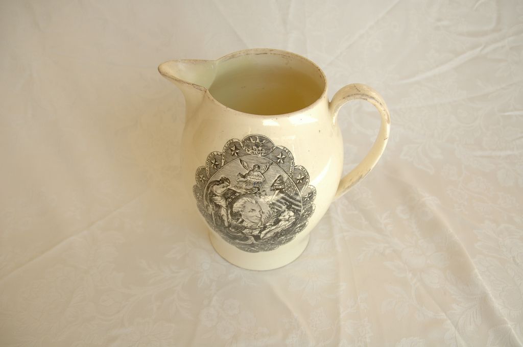 George Washington Memorial Creamware, circa 1804 George Washington Memorial Creamware, circa 1804