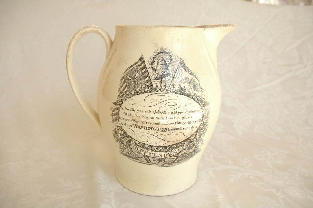 George Washington Memorial Creamware, circa 1804 George Washington Memorial Creamware, circa 1804