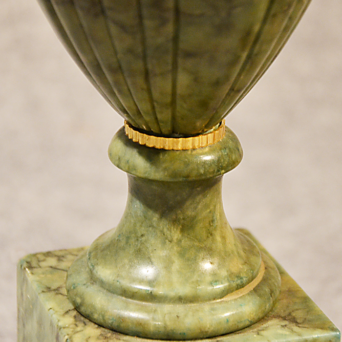 Table Side Lamp Art Deco Quality Jade Green Marble Vintage c1930 Table Side Lamp Art Deco Quality Jade Green Marble Vintage c1930