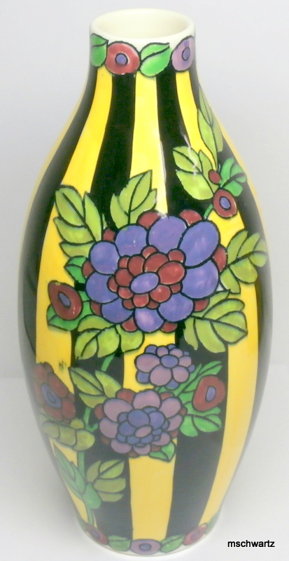 Boch Freres Louviere Vase Charles Catteau Art Deco 10-1/2" Vintage Boch Freres Louviere Vase Charles Catteau Art Deco 10-1/2" Vintage