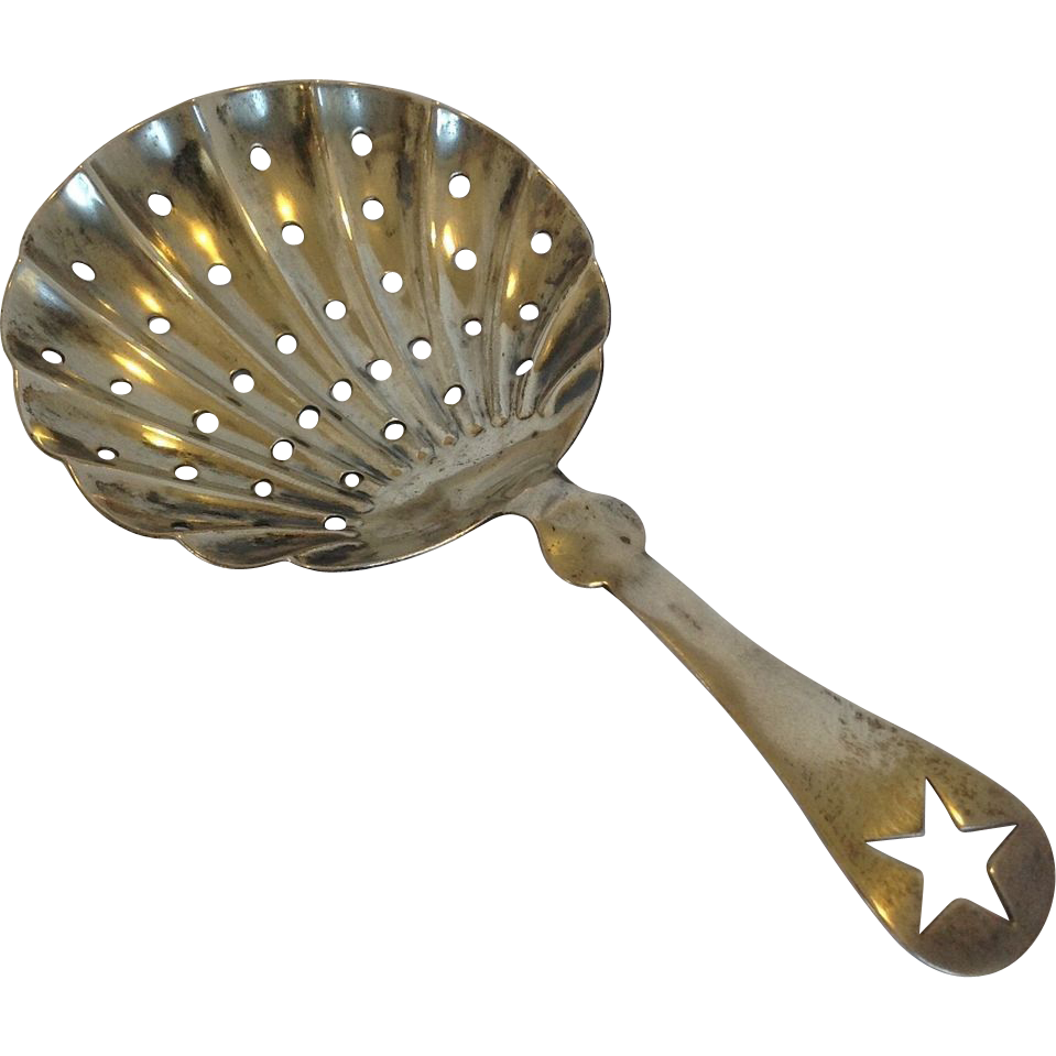 Sterling Mint Julep Strainer from rubylanesold on Ruby Lane