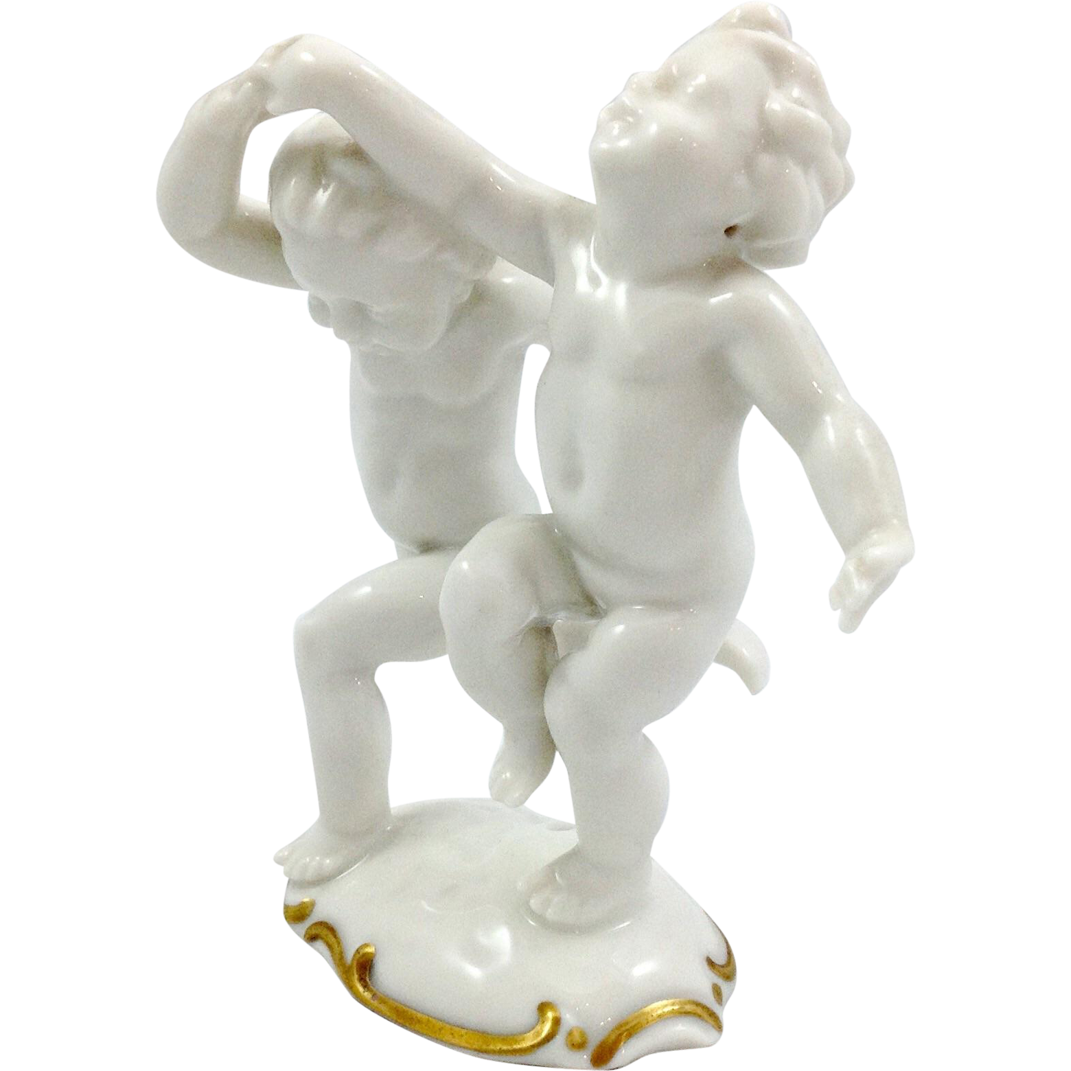 hutschenreuther porcelain cherub figures from hutschenreuther porcelain cherub figures from