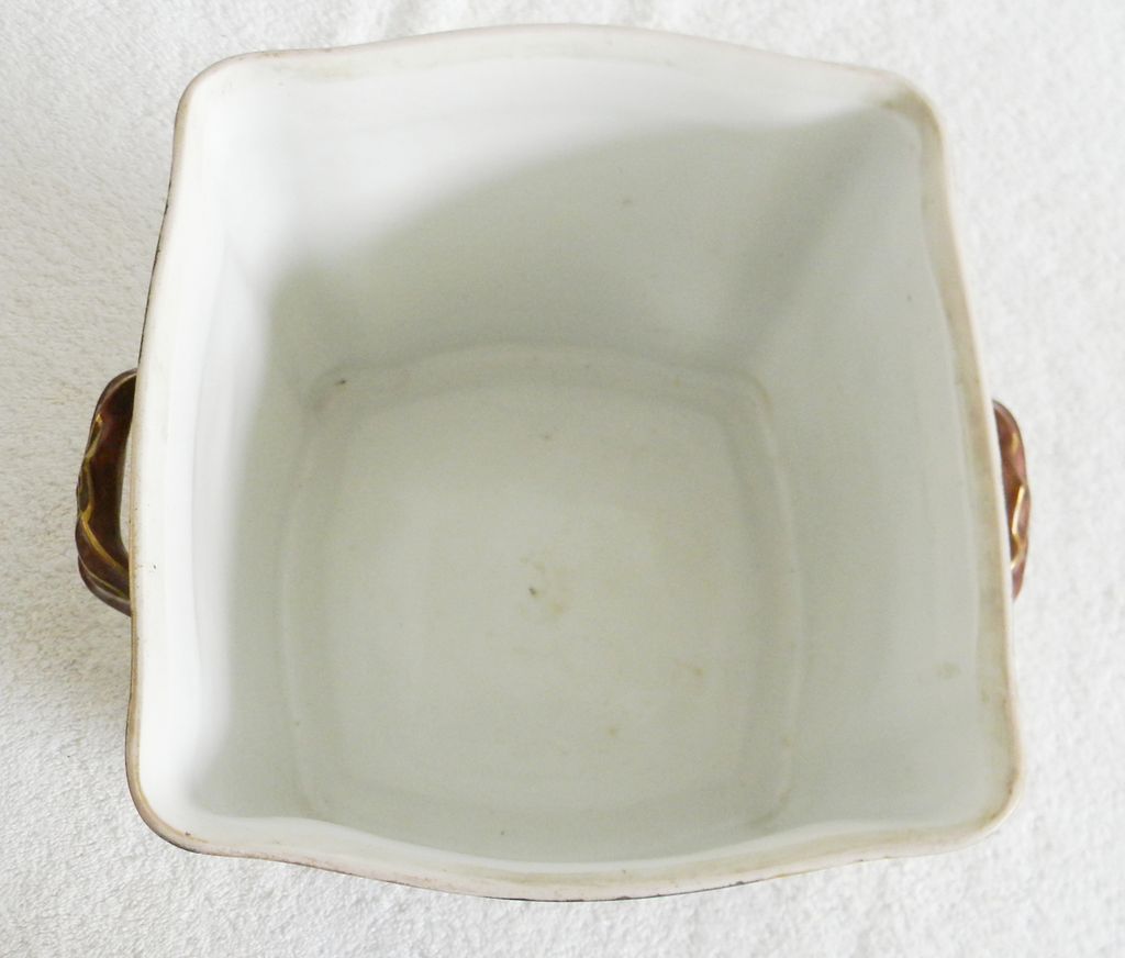 Sazerat Limoges RARE jardiniere with floral designs - circa 1890s Sazerat Limoges RARE jardiniere with floral designs - circa 1890s