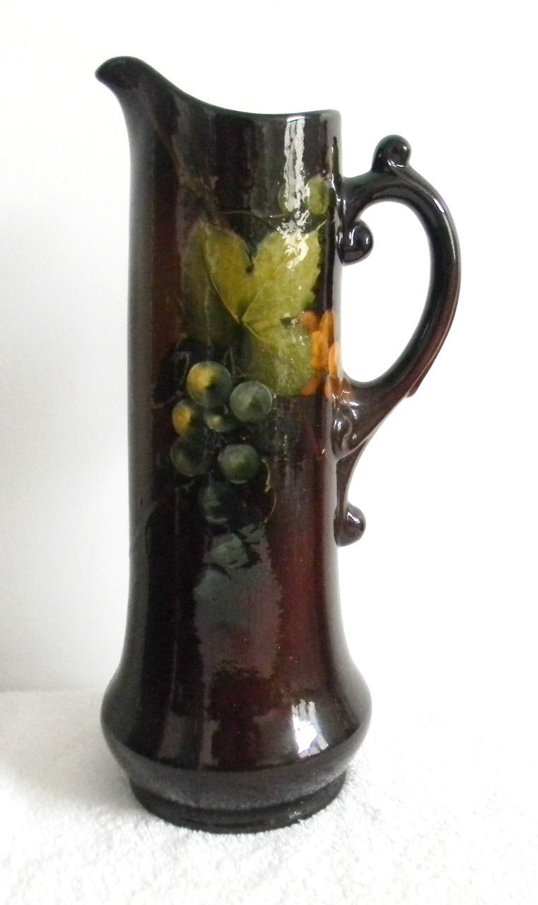 Roseville Royal Rozane Ware large pitcher - artist signed Roseville Royal Rozane Ware large pitcher - artist signed