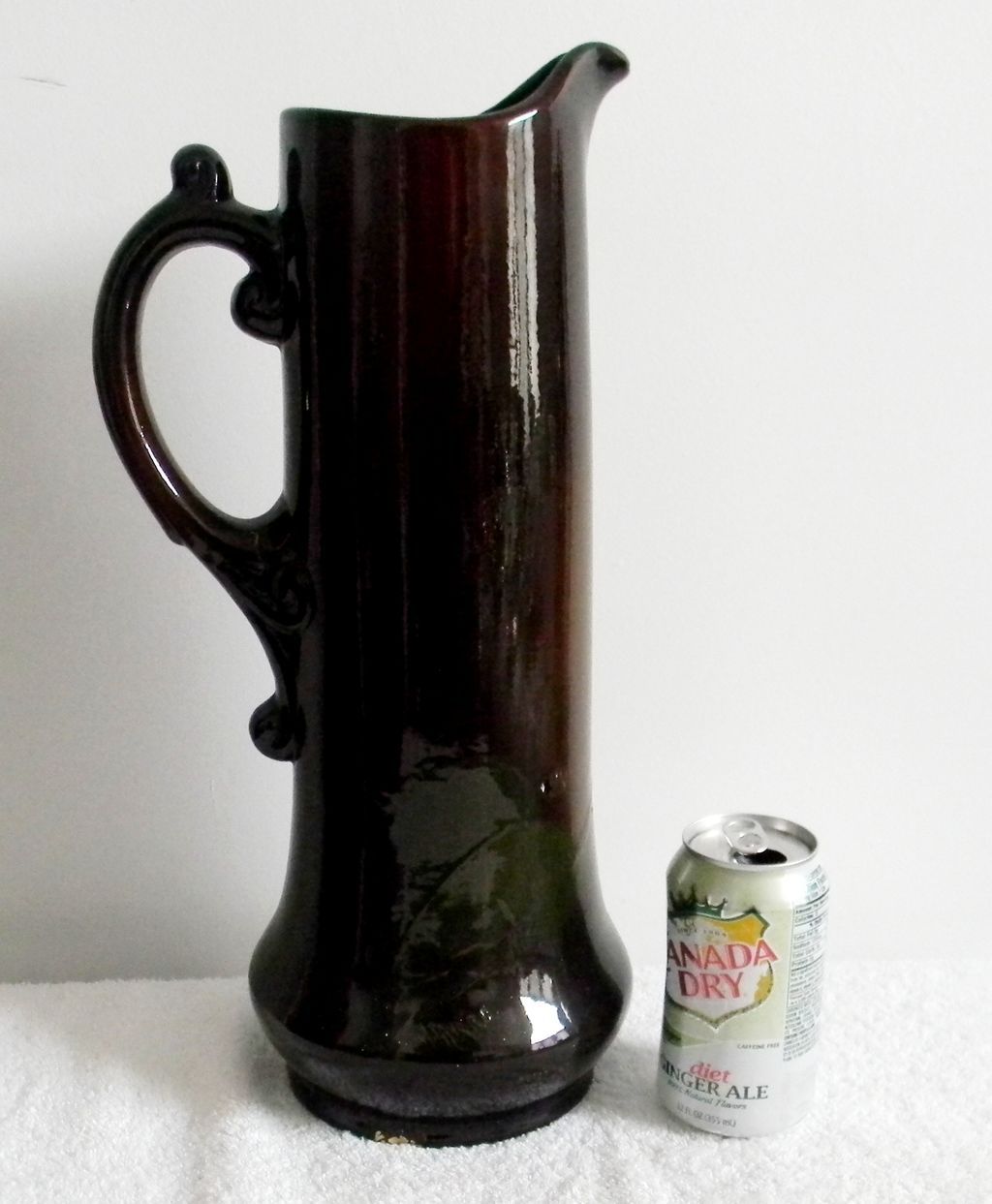Roseville Royal Rozane Ware large pitcher - artist signed Roseville Royal Rozane Ware large pitcher - artist signed