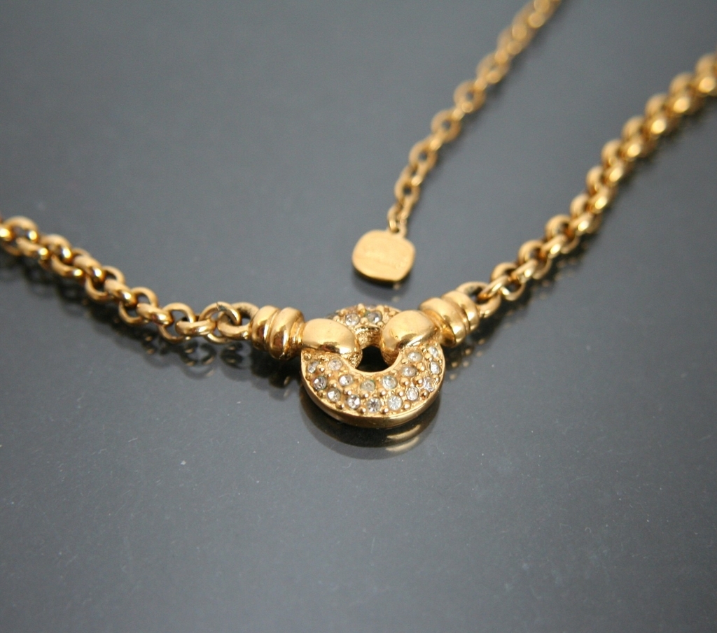 GROSSE Germany. Vintage Rhinestone Necklace. GROSSE Germany. Vintage Rhinestone Necklace.
