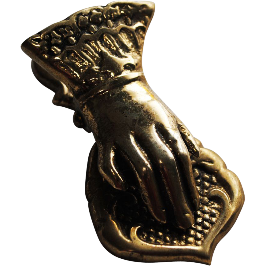 Victorian Brass Clipboard Paper Holder from everythingexquisite on Ruby