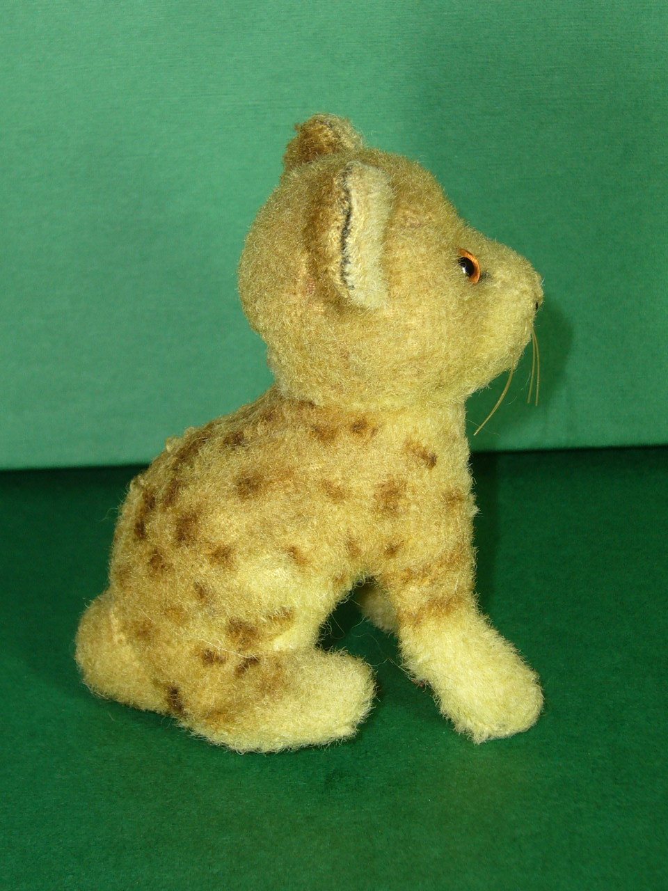 Rare Steiff Plush Wool Lion 1950-54 w ID ex con Rare Steiff Plush Wool Lion 1950-54 w ID ex con