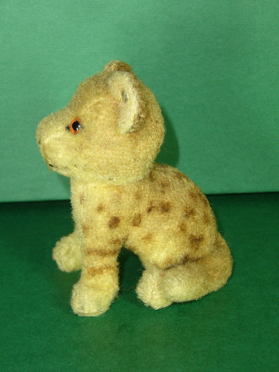 Rare Steiff Plush Wool Lion 1950-54 w ID ex con Rare Steiff Plush Wool Lion 1950-54 w ID ex con