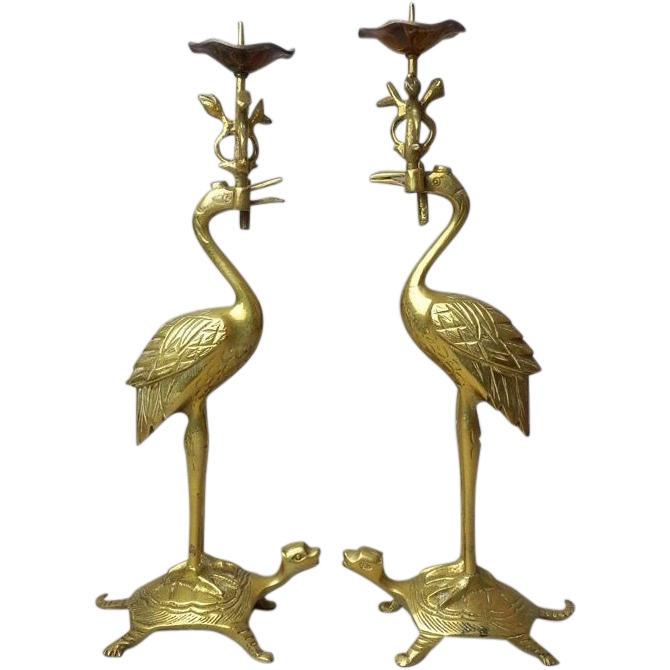 Japanese temple candlesticks