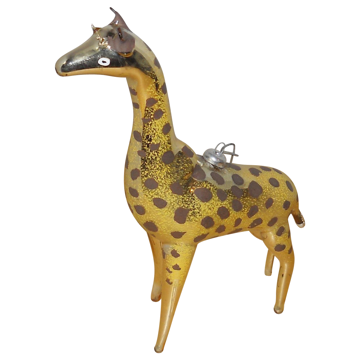 vintage bombay glass giraffe christmas tree ornament vintage bombay glass giraffe christmas tree ornament