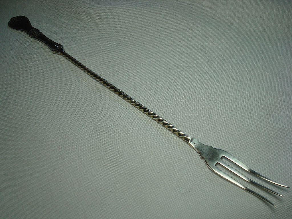 Sterling Silver Pickle Fork from silverbypatrick on Ruby Lane