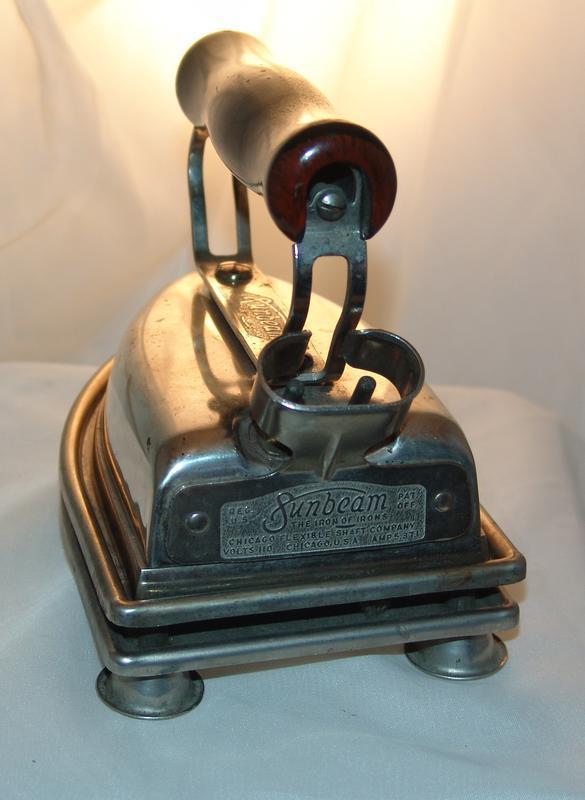 Circa 1925 Sunbeam Electric Iron in Original Metal Fire Proof Case The Iron of Irons CAT. No. 802 Circa 1925 Sunbeam Electric Iron in Original Metal Fire Proof Case The Iron of Irons CAT. No. 802
