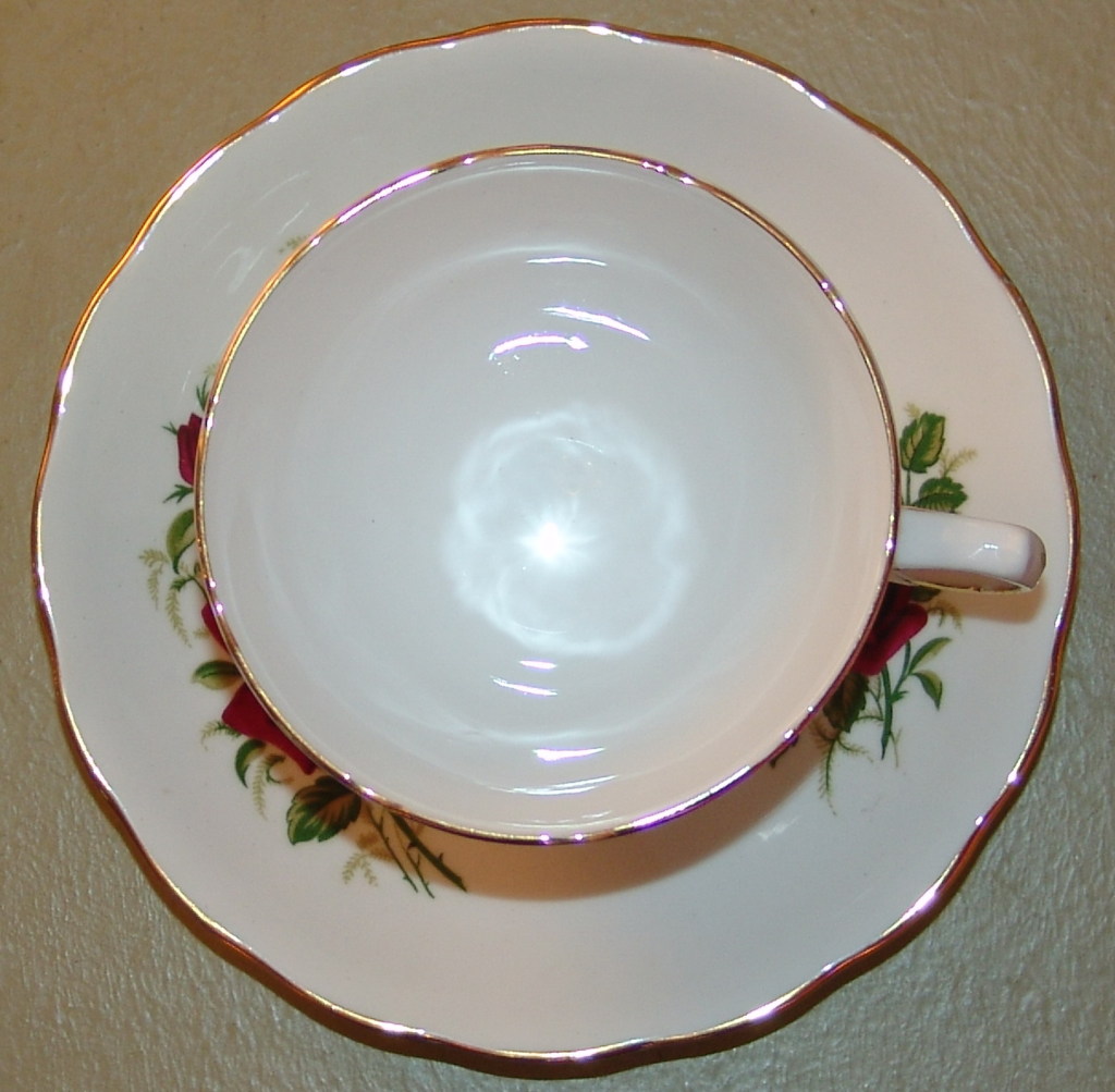 Vintage Colclough Bone China Rose Cup & Saucer Made in England Vintage Colclough Bone China Rose Cup & Saucer Made in England