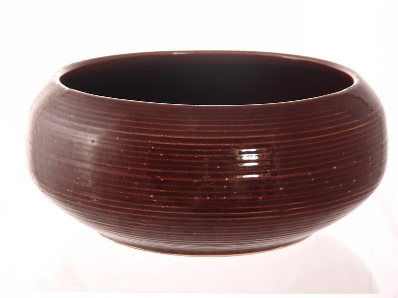 Set of 4 Vintage McCoy Old Brown Glazed Stoneware Oven-Proof Ribbed Serving Baking Casserole Bowls Set of 4 Vintage McCoy Old Brown Glazed Stoneware Oven-Proof Ribbed Serving Baking Casserole Bowls