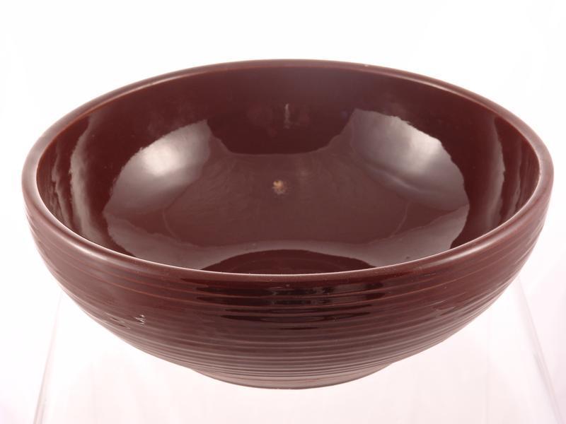 Set of 4 Vintage McCoy Old Brown Glazed Stoneware Oven-Proof Ribbed Serving Baking Casserole Bowls Set of 4 Vintage McCoy Old Brown Glazed Stoneware Oven-Proof Ribbed Serving Baking Casserole Bowls