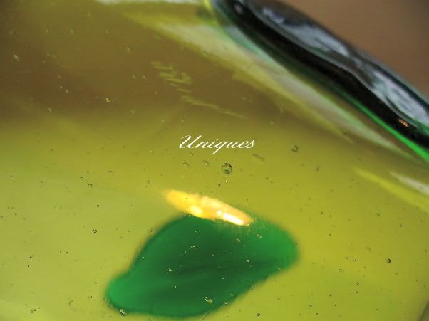 Vintage Blenko Glass Leaf Beaker Vase #366 Chartreuse 1936 Vintage Blenko Glass Leaf Beaker Vase #366 Chartreuse 1936