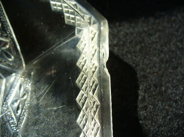 EAPG Waste Not Want Not Platter Early American Pattern Glass EAPG Waste Not Want Not Platter Early American Pattern Glass