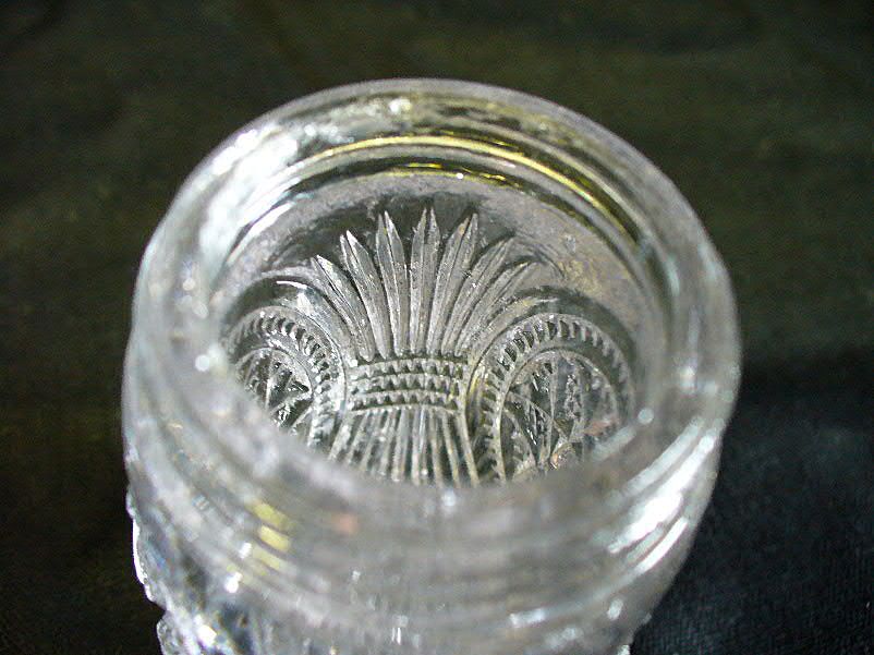 George Duncan's Sons & Co. Starred Loop Glass Shaker 1899 EAPG George Duncan's Sons & Co. Starred Loop Glass Shaker 1899 EAPG