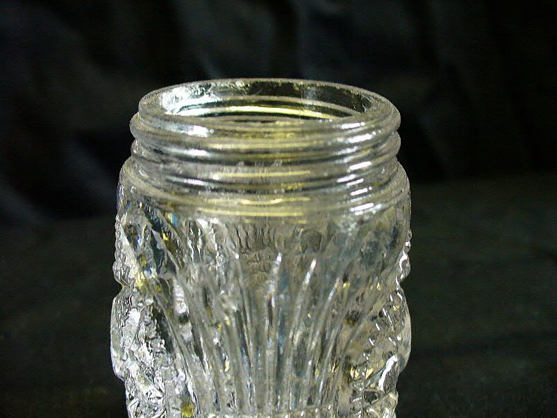 George Duncan's Sons & Co. Starred Loop Glass Shaker 1899 EAPG George Duncan's Sons & Co. Starred Loop Glass Shaker 1899 EAPG