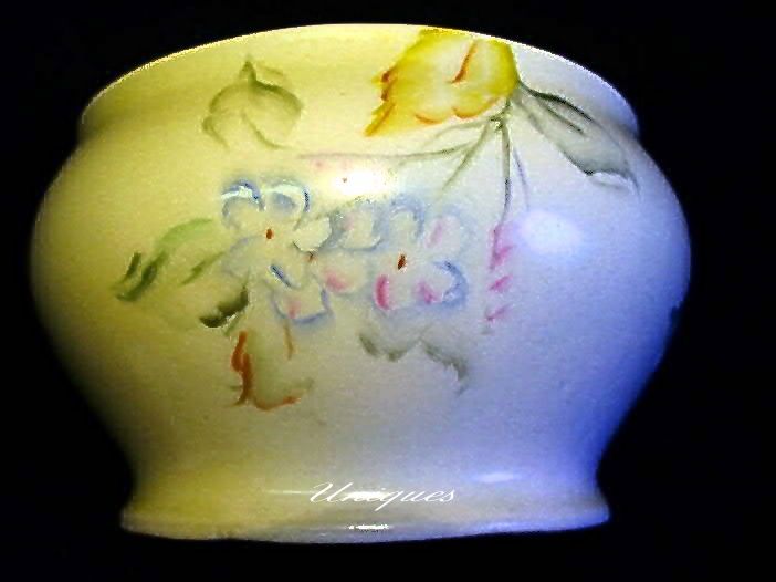 MZ Austria Porcelain Hair Receiver Dish HP Flowers Hydrangea MZ Austria Porcelain Hair Receiver Dish HP Flowers Hydrangea