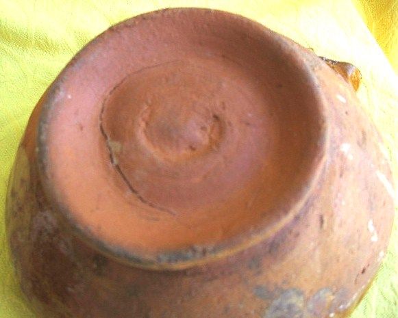 Vintage Rustic Pottery Bowl from Concordia, Sinaloa, Mexico Vintage Rustic Pottery Bowl from Concordia, Sinaloa, Mexico