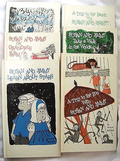 Susan and Jimmy Children's Books All Six by Paula Becker 1965 Susan and Jimmy Children's Books All Six by Paula Becker 1965