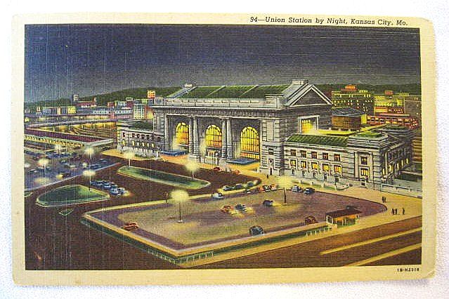 3 1940s Linen Kansas City Postcards Petticoat Lane Union Station 3 1940s Linen Kansas City Postcards Petticoat Lane Union Station