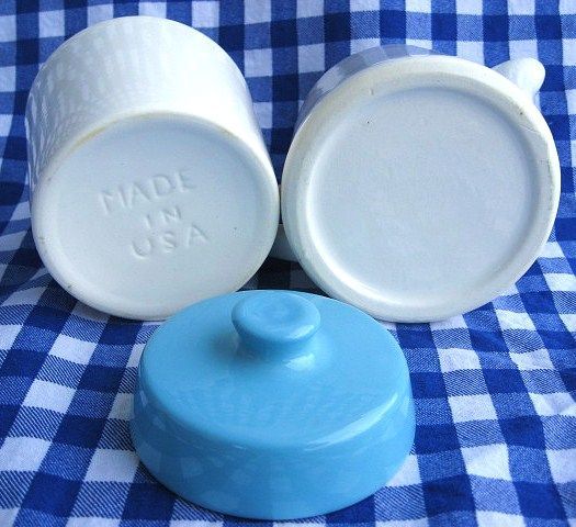 1960s Marcrest Alpine Swiss Chalet Creamer & Sugar Bowl with Lid 1960s Marcrest Alpine Swiss Chalet Creamer & Sugar Bowl with Lid