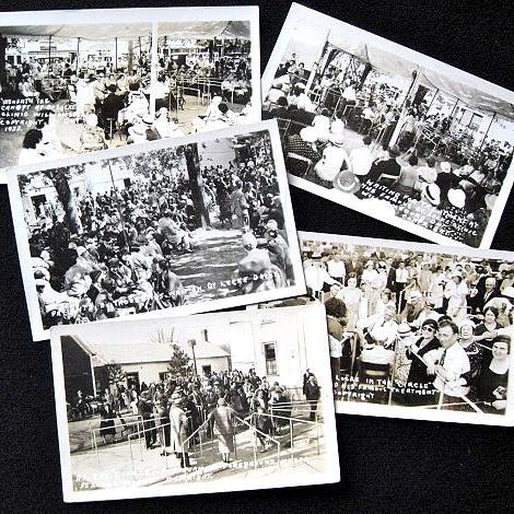 1930s RPPC Real Photo Postcard Dr. Locke in the "Circle" 1930s RPPC Real Photo Postcard Dr. Locke in the "Circle"