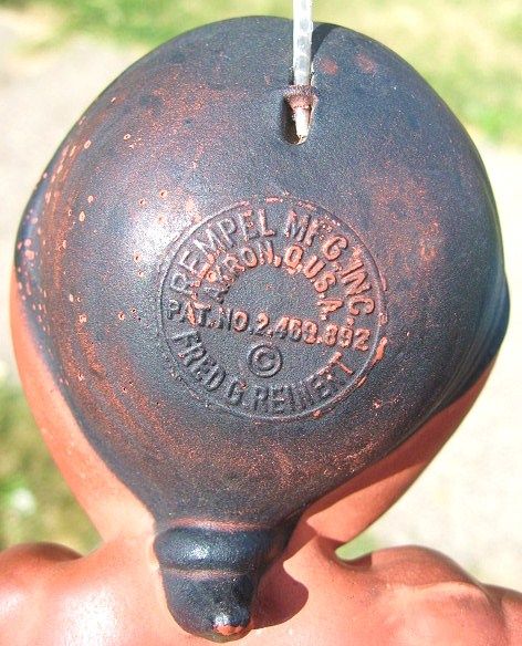 Cleveland Indians Chief Wahoo Rempel Rubber Squeak Toy 1949 Cleveland Indians Chief Wahoo Rempel Rubber Squeak Toy 1949