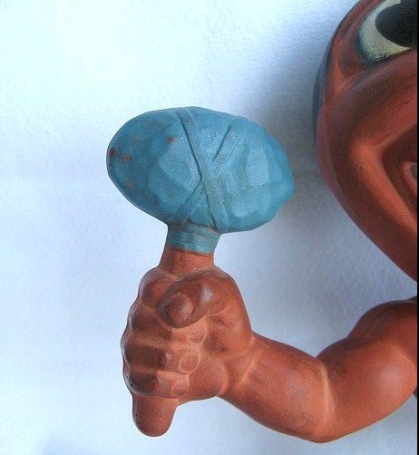 Cleveland Indians Chief Wahoo Rempel Rubber Squeak Toy 1949 Cleveland Indians Chief Wahoo Rempel Rubber Squeak Toy 1949