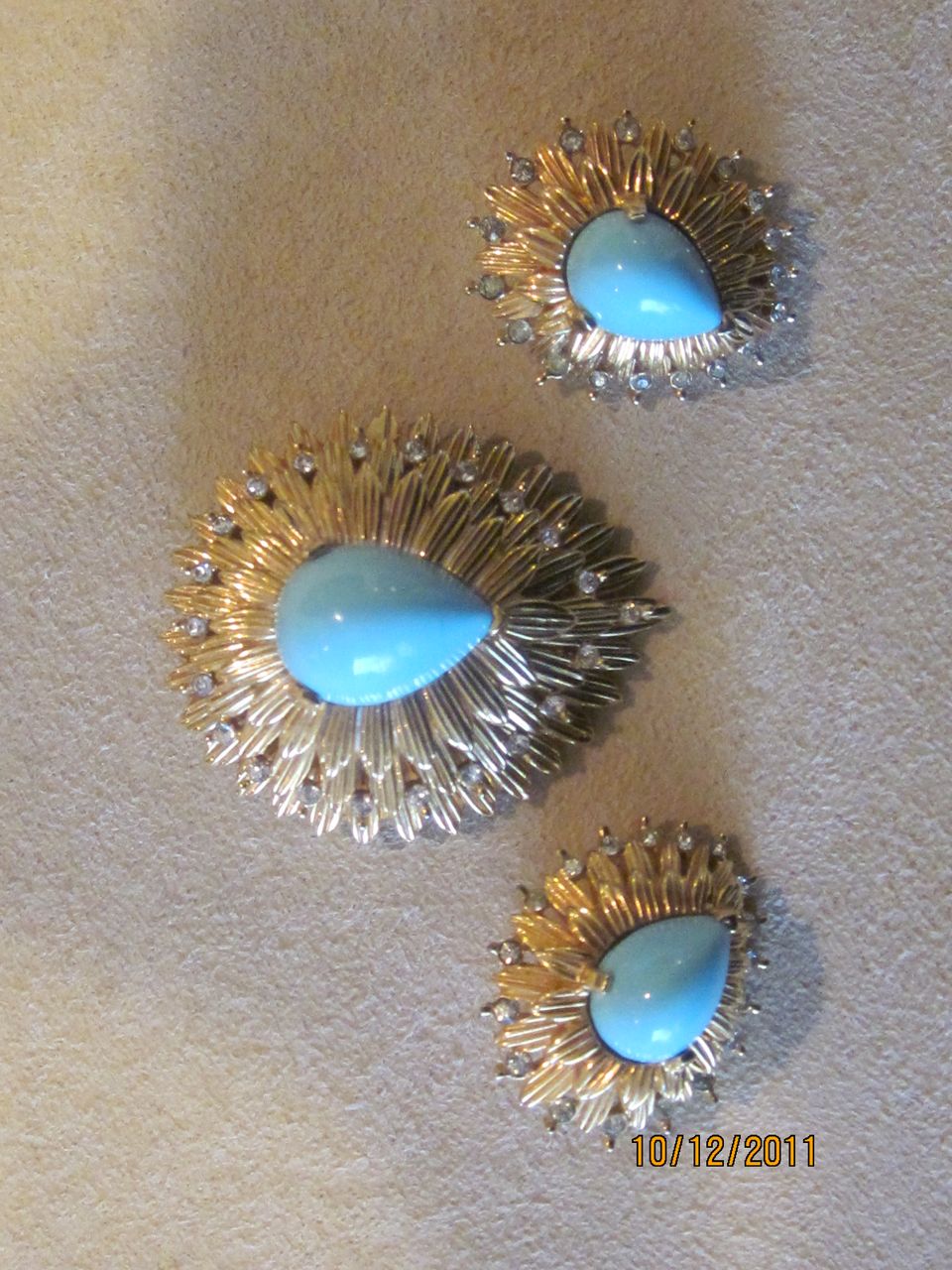 JOMAZ and JOSEPH MAZER- unbelievable signed vintage brooch and earrings JOMAZ and JOSEPH MAZER- unbelievable signed vintage brooch and earrings