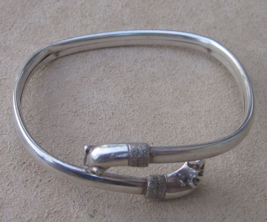 Sterling Vintage Bracelet with Animal Heads Sterling Vintage Bracelet with Animal Heads