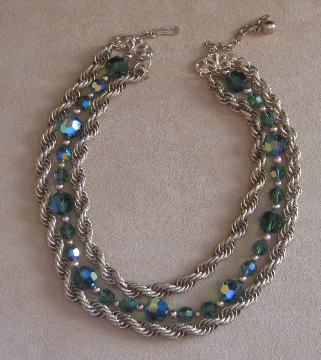 Napier- Three Stand Vintage Necklace Napier- Three Stand Vintage Necklace