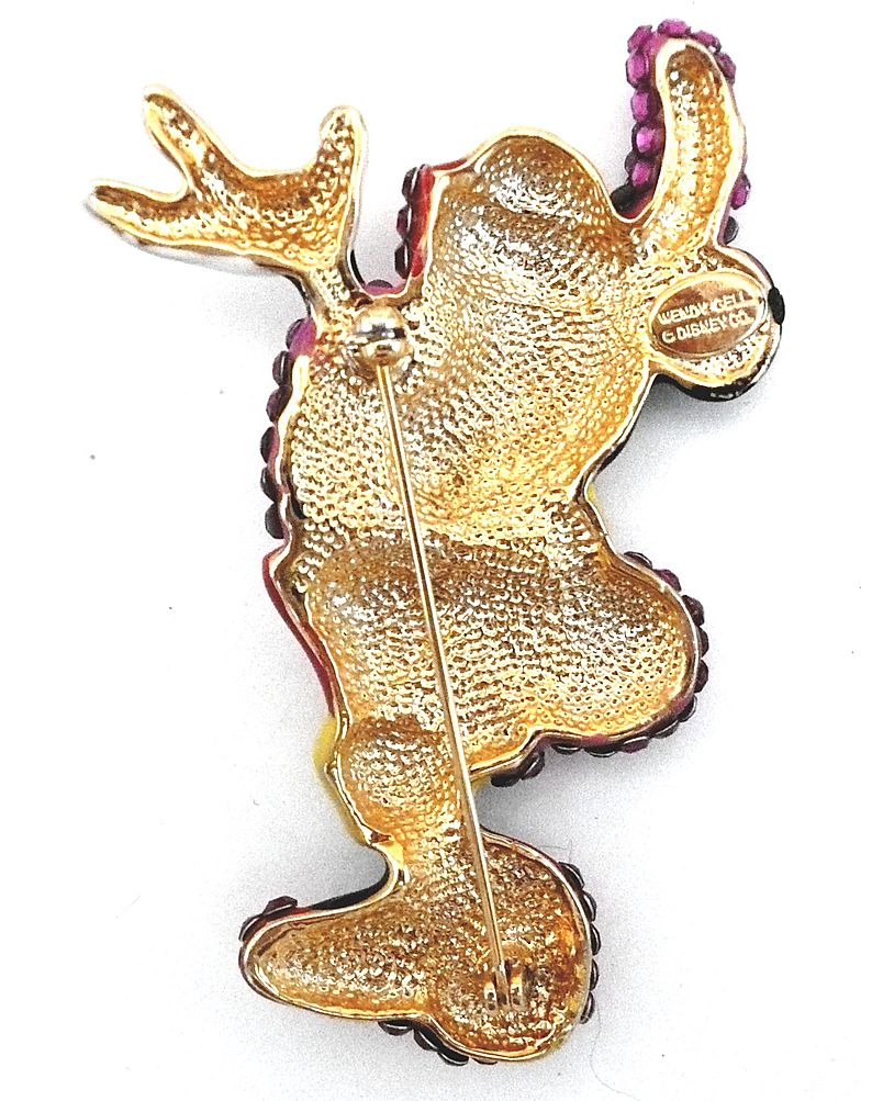 Wendy GELL Rhinestone Disney Minnie Mouse Pin Wendy GELL Rhinestone Disney Minnie Mouse Pin