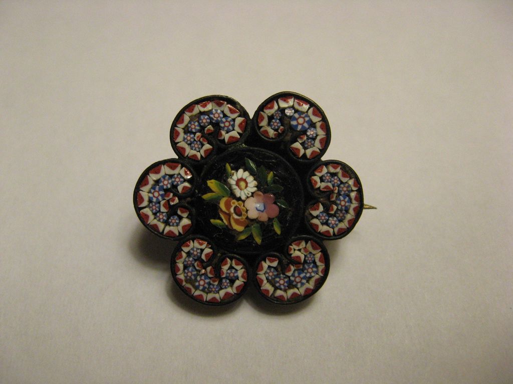 Micro Mosaic Pin/Brooch Micro Mosaic Pin/Brooch