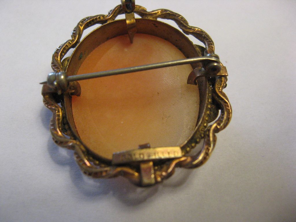 Gold Filled Shell Cameo Pendant/Brooch Gold Filled Shell Cameo Pendant/Brooch
